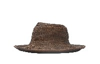 籐編長帽沿圓帽藏品圖，第1張