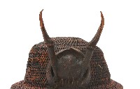 籐編獸骨飾圓帽藏品圖，第1張