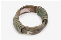 排灣族白銅製繩紋手鐶藏品圖，第1張