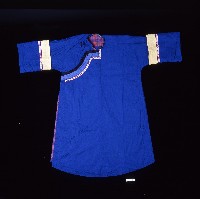 藍色素面客家女長衣藏品圖，第1張