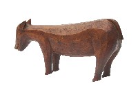 排灣木雕狗偶藏品圖，第1張