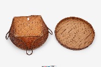 籐編圓盒及方盒藏品圖，第2張