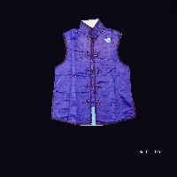 臺灣漢人族群女性對襟馬甲藏品圖，第1張