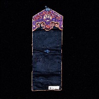 臺灣苗栗客家男性褡褳錢袋藏品圖，第2張