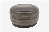 臺灣漢人族群錫針線盒藏品圖，第1張