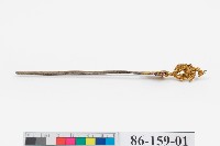 臺灣漢人族群鎏金髮簪藏品圖，第1張