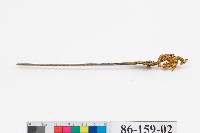 臺灣漢人族群鎏金髮簪藏品圖，第1張