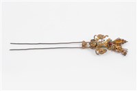 臺灣漢人族群鎏金髮釵藏品圖，第2張