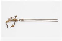 臺灣漢人族群鎏金髮釵藏品圖，第2張