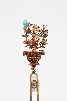 臺灣漢人族群鎏金髮釵藏品圖，第2張