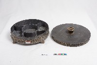 敬神用甜料鎏金錫器藏品圖，第2張