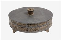 敬神用甜料鎏金錫器藏品圖，第1張