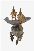 敬神用甜料鎏金錫器爵藏品圖，第1張