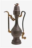 敬神用甜料鎏金錫器壺藏品圖，第1張