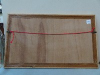 裱框彩紙版畫藏品圖，第4張