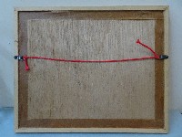 裱框門神武將彩繪藏品圖，第4張