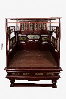 木製紅眠床藏品圖，第2張