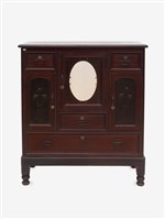 木製附鏡桌櫃藏品圖，第1張