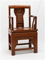 木製太師椅藏品圖，第1張