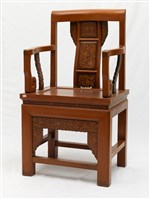 木製太師椅藏品圖，第1張