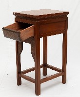 木製附抽屜太師椅茶几藏品圖，第3張