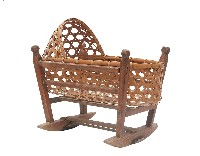 竹編搖籃藏品圖，第1張