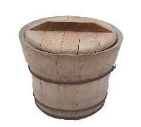 木製含蓋糞桶含蓋藏品圖，第2張