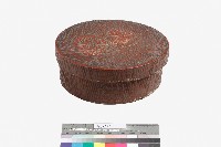 籐編附蓋花紋漆器盒藏品圖，第2張