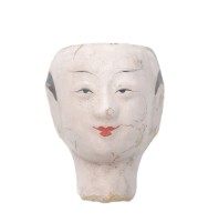 紙紮人臉孔紙糊面具藏品圖，第2張