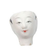 紙紮人臉孔紙糊面具藏品圖，第1張