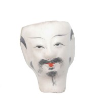 紙紮人臉孔紙糊面具藏品圖，第1張