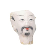 紙紮人臉孔紙糊面具藏品圖，第2張