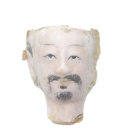 紙紮人臉孔紙糊面具藏品圖，第2張