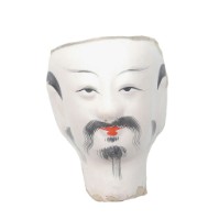 紙紮人臉孔紙糊面具藏品圖，第2張