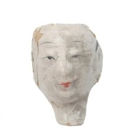 紙紮人臉孔紙糊面具藏品圖，第1張