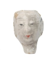 紙紮人臉孔紙糊面具藏品圖，第2張