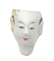 紙紮人臉孔紙糊面具藏品圖，第1張