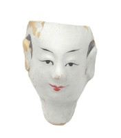 紙紮人臉孔紙糊面具藏品圖，第2張