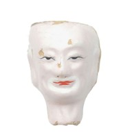 紙紮人臉孔紙糊面具藏品圖，第1張