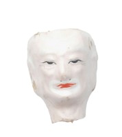 紙紮人臉孔紙糊面具藏品圖，第1張