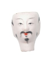 紙紮人臉孔紙糊面具藏品圖，第2張