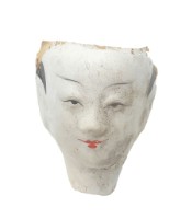 紙紮人臉孔紙糊面具藏品圖，第1張