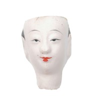 紙紮人臉孔紙糊面具藏品圖，第2張