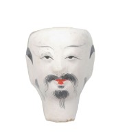 紙紮人臉孔紙糊面具藏品圖，第2張