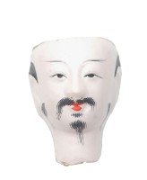 紙紮人臉孔紙糊面具藏品圖，第2張