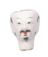 紙紮人臉孔紙糊面具藏品圖，第2張