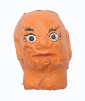 紙紮人臉孔紙糊面具藏品圖，第2張