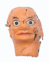 紙紮人臉孔紙糊面具藏品圖，第1張