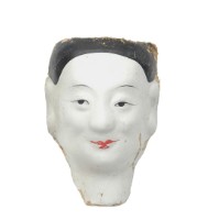 紙紮人臉孔紙糊面具藏品圖，第2張