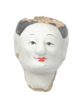 紙紮人臉孔紙糊面具藏品圖，第1張